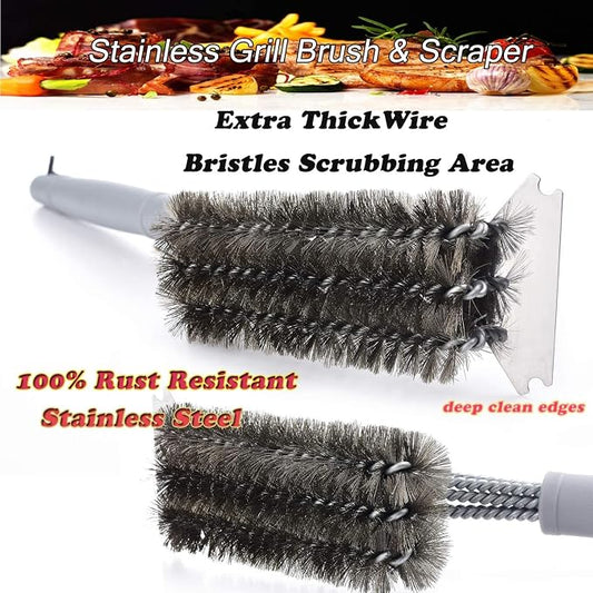 Grill Brush and Scraper-Best BBQ Brush - Image 2