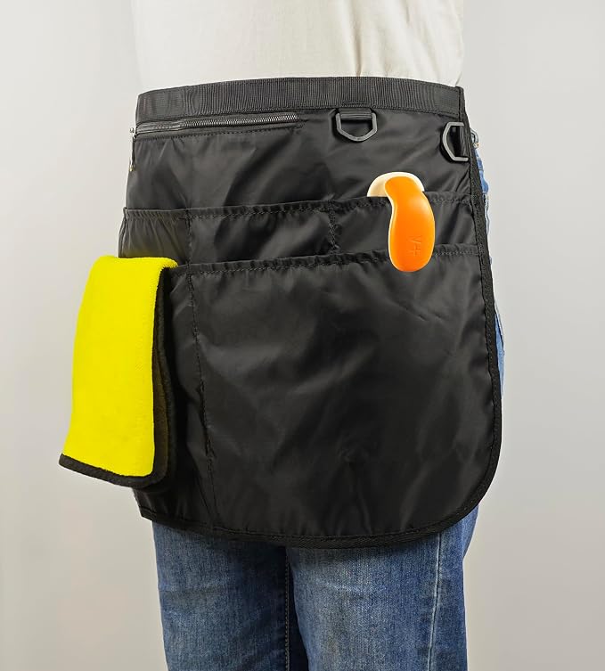 Waterproof Cleaning Apron with 7 Pockets, Cleaning Supplies - Image 3