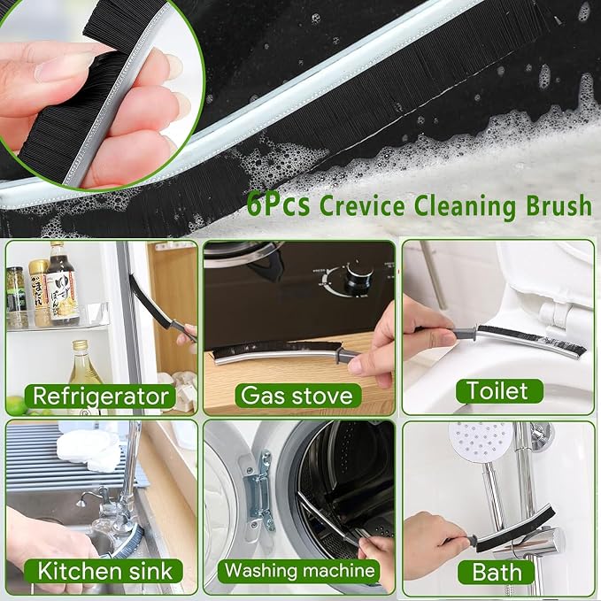 Crevice Cleaning Brush, Tight Spaces & More 12pcs - Image 5