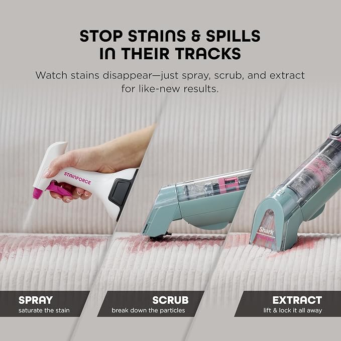 Shark StainForce Cordless Portable Spot, & Odor Remover System - Image 5
