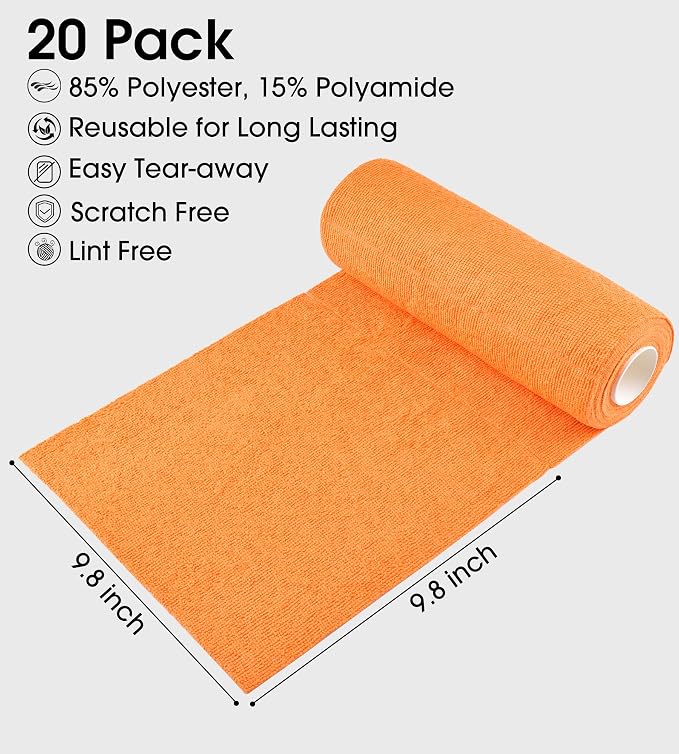 KitchLife Microfiber Cleaning Cloth Roll - Image 3