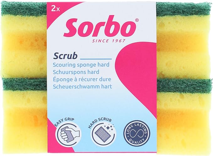 Sorbo Extra Large Scouring Sponges, Extra Strong Cleaning sponges by Unknown