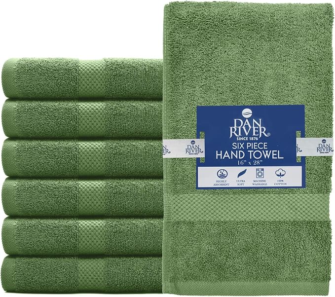 DAN RIVER Luxury Hand Towel – Soft, Quick-Drying, Premium Cotton Towel - Image 6