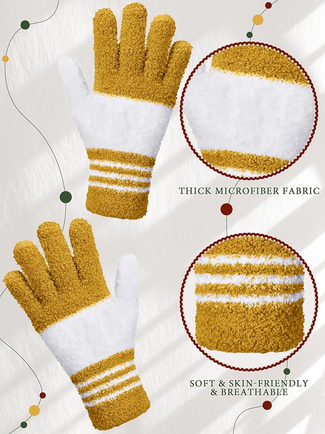 Patelai 3 Pairs Microfiber Plant Dusting Gloves Leaf Cleaning Gloves - Image 5