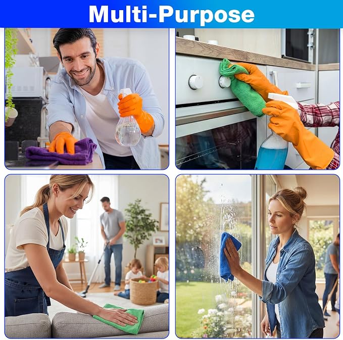 Nuenen Cleaning Cloths for Cars 16 x 16 Inch Ultra Absorbent Towels Drying - Image 6