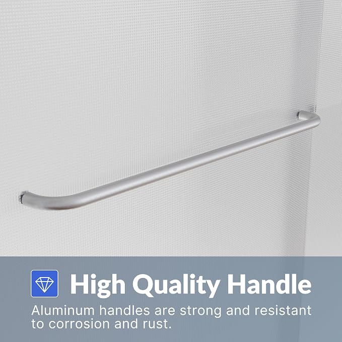SUNNY SHOWER Double Sliding Shower Door Frosted Glass Shower Enclosure Sliding - Image 8