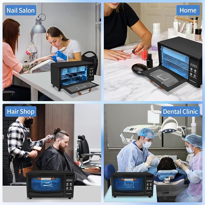 CGBE UV Cleaning Cabinet For Nail Tools: UV + Drying Cleaning Machine, 10 L - Image 5