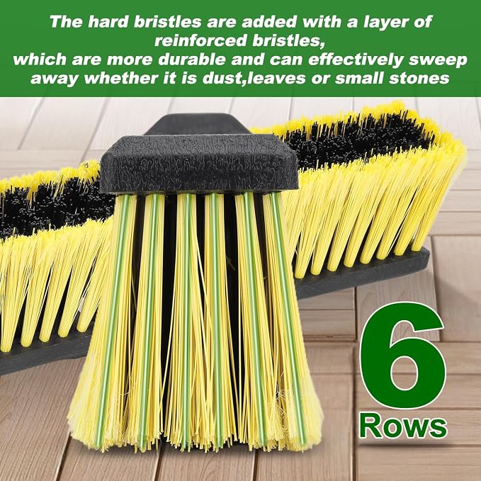 18 Inches Push Broom Outdoor- Heavy Duty Commercial Broom - Image 3