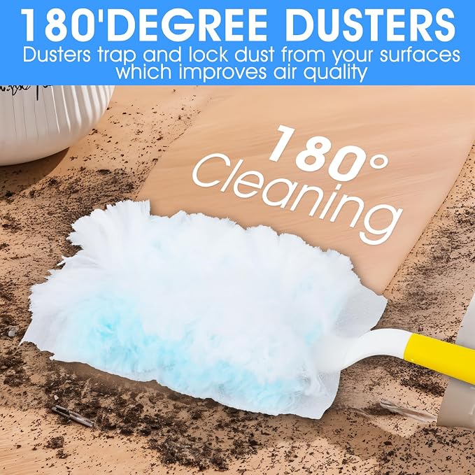 120 Pcs Duster Refills, Electrostatic Disposable Dusters Refills Compatible - Image 3