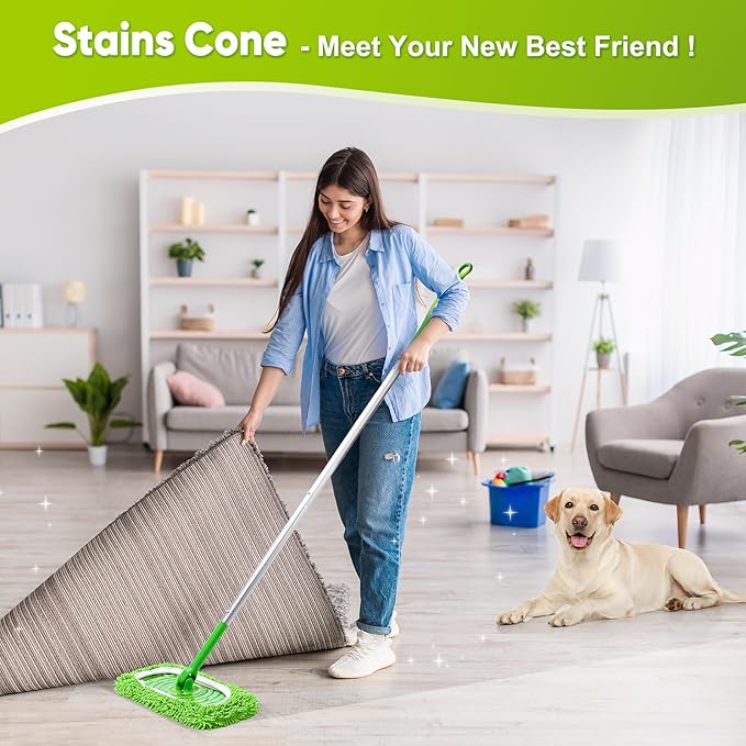 Reusable Mop Pads Fit Swiffer Sweeper, Washable Wet Mopping Cloths & Dry - Image 6