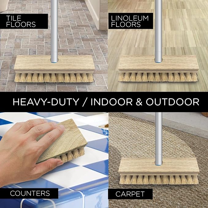 LOLA Deck Scrub Brush, Removes Dirt & Grime from Patios - Image 5