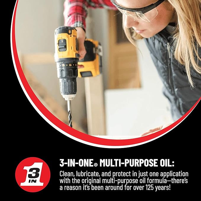 3-IN-ONE Multi-Purpose Oil, 8 OZ - Image 5