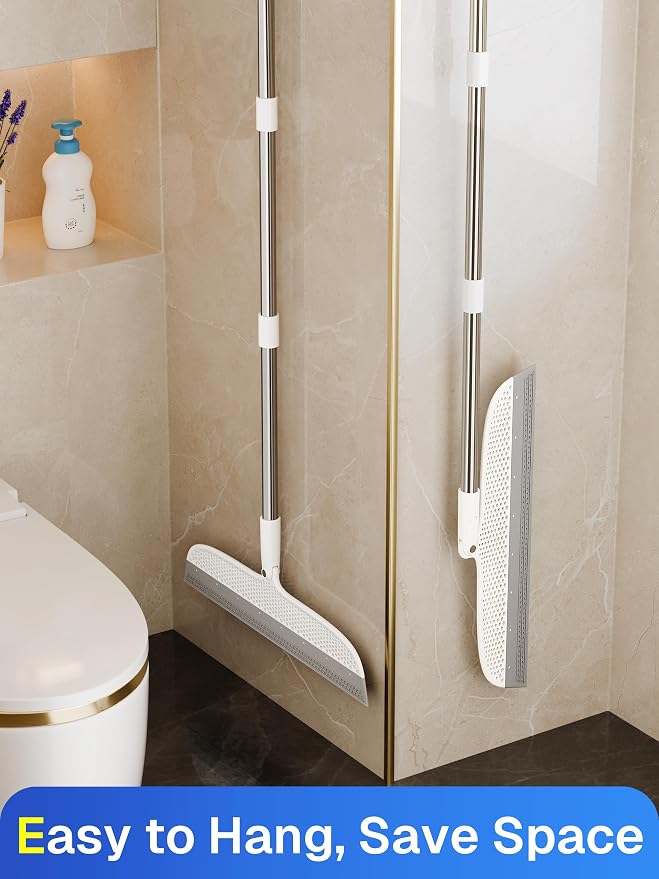 Silicone Floor Squeegee, 180° Rotating Air Broom, Squeegee - Image 8