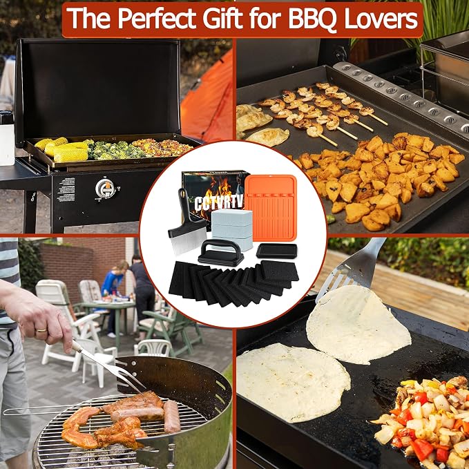Upgraded Griddle Cleaning Kit for Blackstone 20 Pieces Flat Top Grill - Image 7