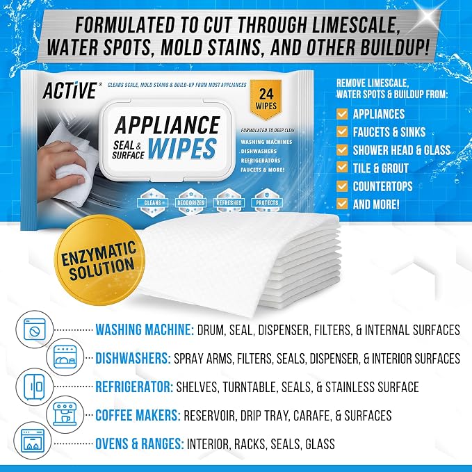 ACTIVE Home Appliance Surface Cleaner Wipes Heavy Duty Wipe - Image 2