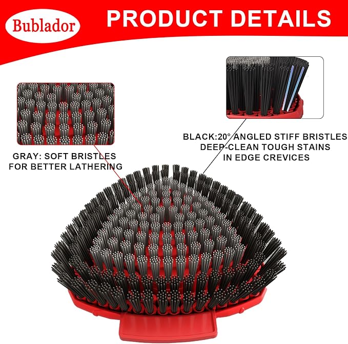 2 Pack Scrubber Mop Replace Head Compatible - Image 3