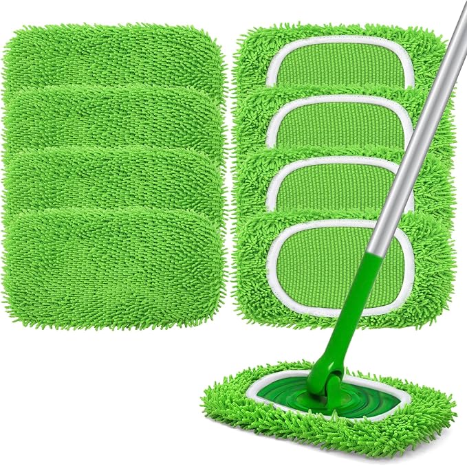 Reusable Microfiber Mop Pads Compatible by ABetterChoiceforYourHome