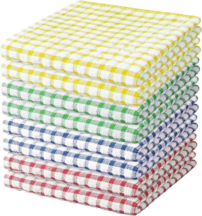 Nialnant 8 Pack Dish Cloths for Washing Dishes, Super Soft and Absorbent by Nialnant
