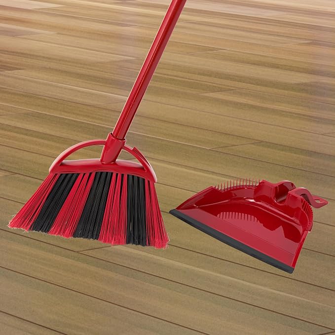 O-Cedar One Sweep Broom with Step-On Dustpan | Remove 99% with One | - Image 6