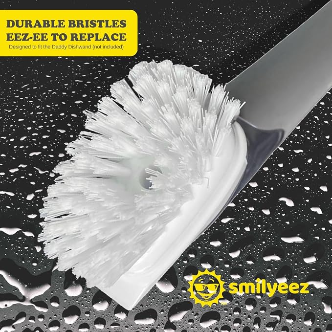 Smilyeez Dish Brush Refill for Dish Daddy Dishwand Replacement Head - Image 4