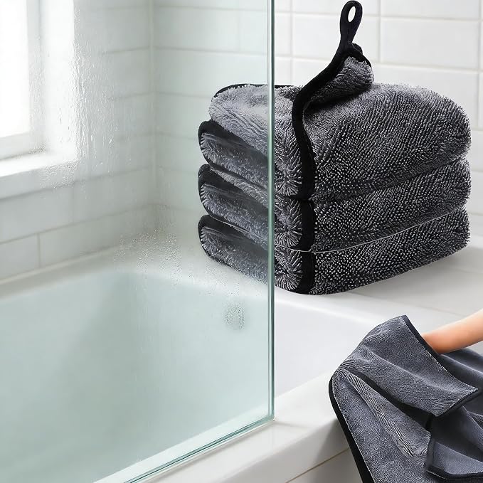 Shiny Shower Wipes Cleaning Cloths, Replacement Towel by Ecopandy