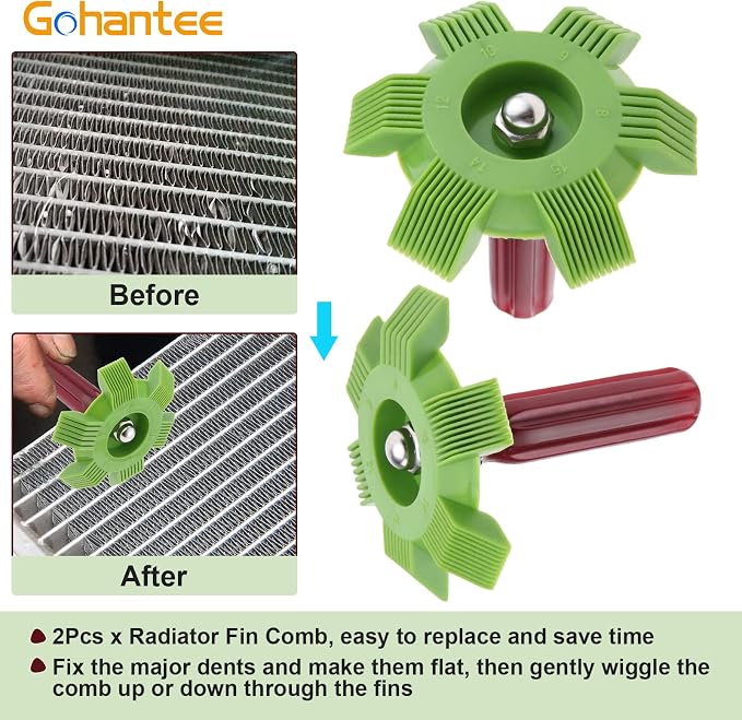 Fin Straightener Comb Air Conditioner Fin Comb Radiator Condenser AC Cleaner - Image 6