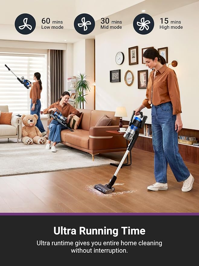 Eureka Stylus Elite NEC490BL Cordless Stick Vacuum, 350W Powerful Suction - Image 8