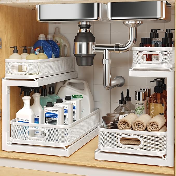 2-Pack Under Sink Storage Organizer by UnderSinkOrganizer