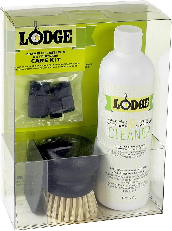 Lodge A-CAREE1 Enameled Cast Iron and Stoneware Care Kit, One Size by Lodge