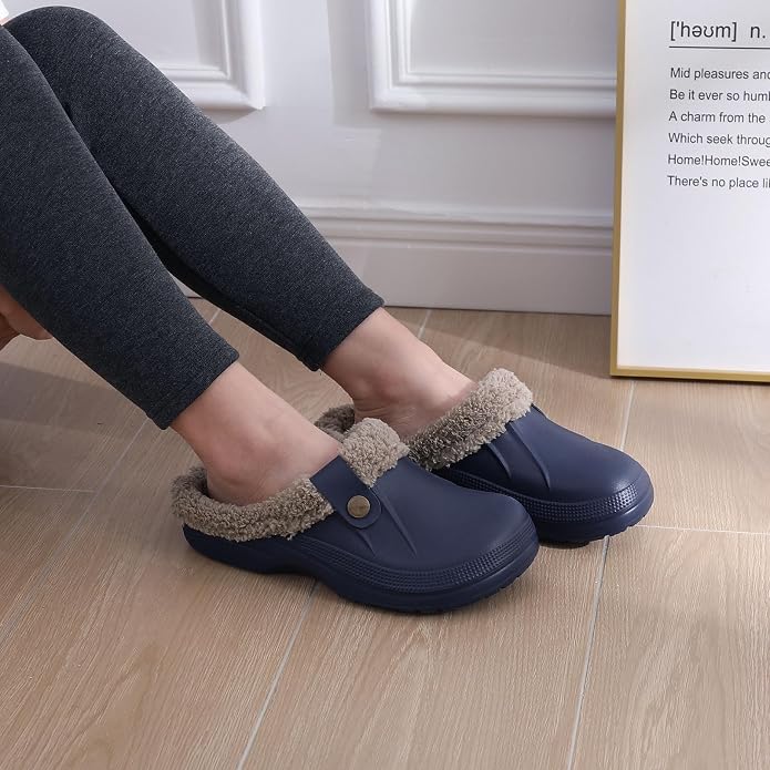 Beslip Classic Fur Lined Clogs Waterproof Winter Fuzzy Slippers - Image 6