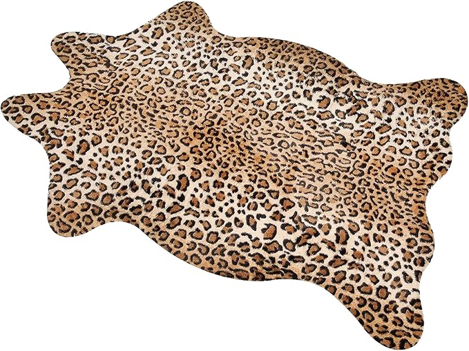 MACEVIA Leopard Rug Cheetah Print Rugs Western Decor by Macevia