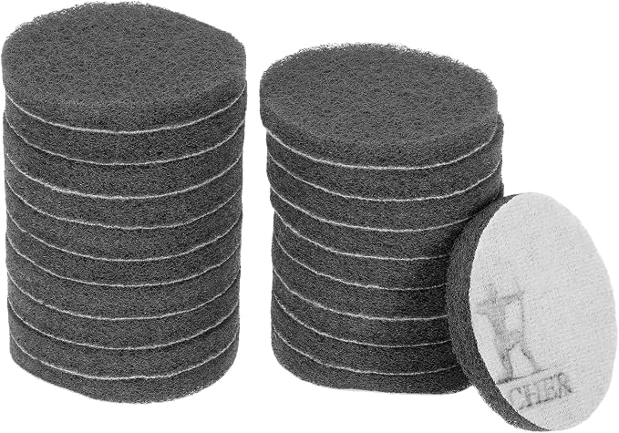 HARFINGTON 20pcs Scrubber Scouring Pads 1200 Grits 3 Inch Drill Power Brush by HARFINGTON