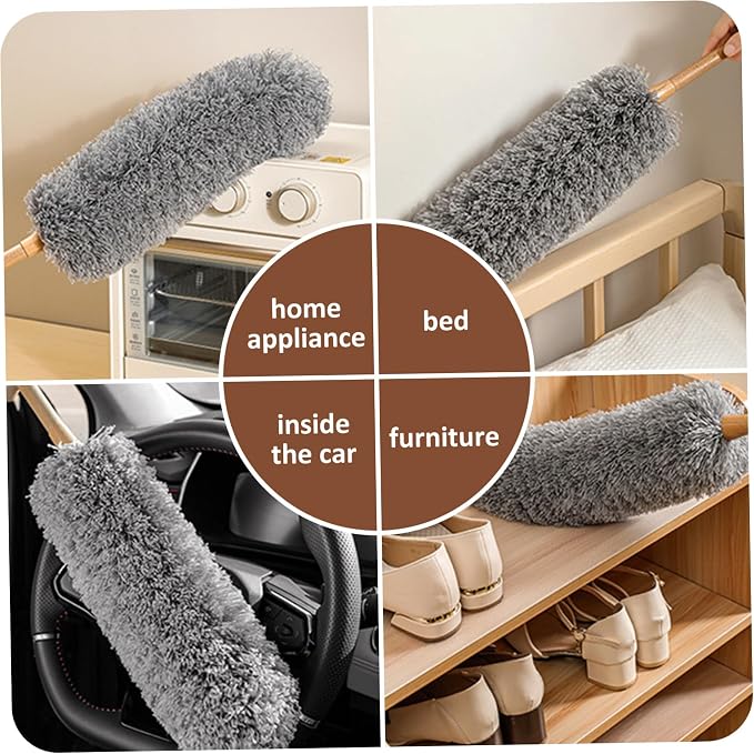 Dusters for Cleaning 20in Static Fluffy Lambswool Duster - Image 5