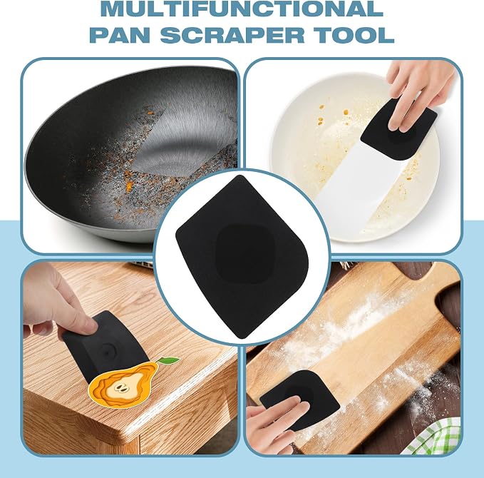 Cast Iron Scrubber | Dish Scrub Brush | 316 Cast Iron Cleaner Chainmail Scrubber - Image 5