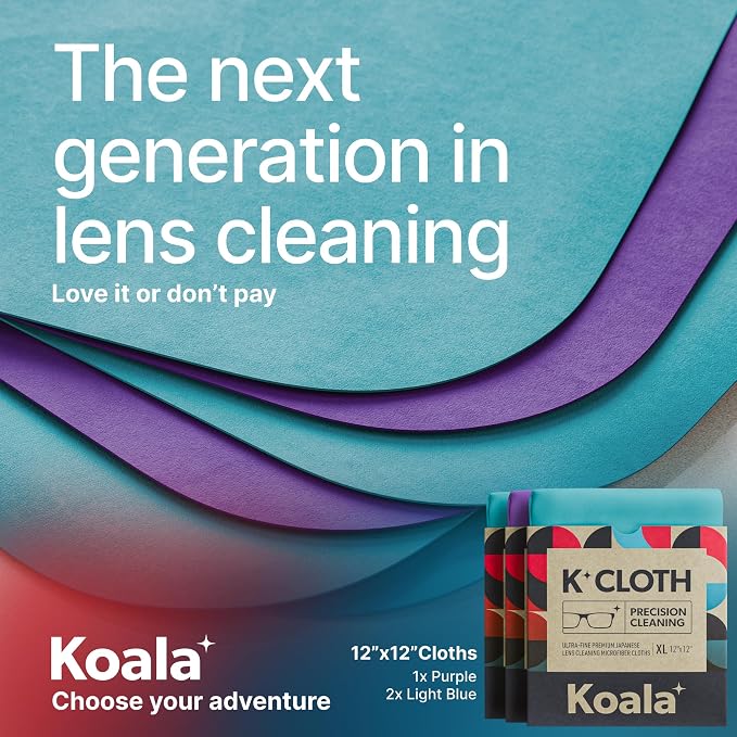 Koala Lens Cleaning Cloth | Japanese Microfiber | Glasses Cleaning Cloths | - Image 6