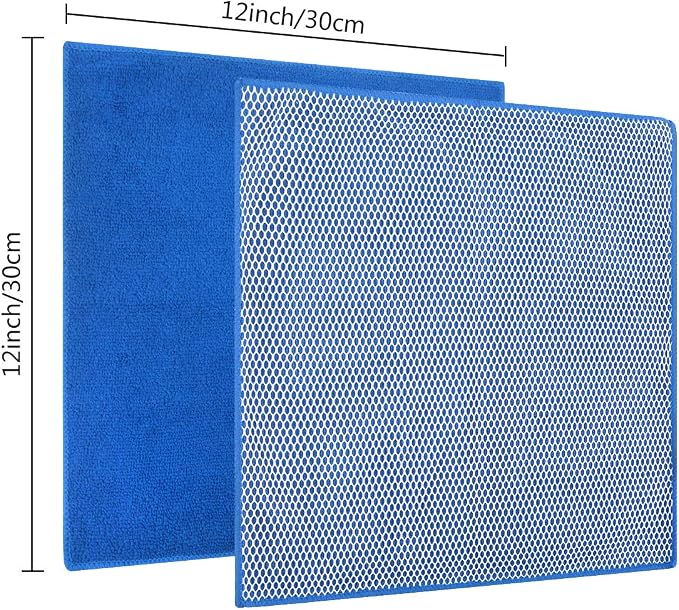 SINLAND Microfiber Dish Cloth for Washing Dishes Dish Rags Best Kitchen Cloths - Image 4