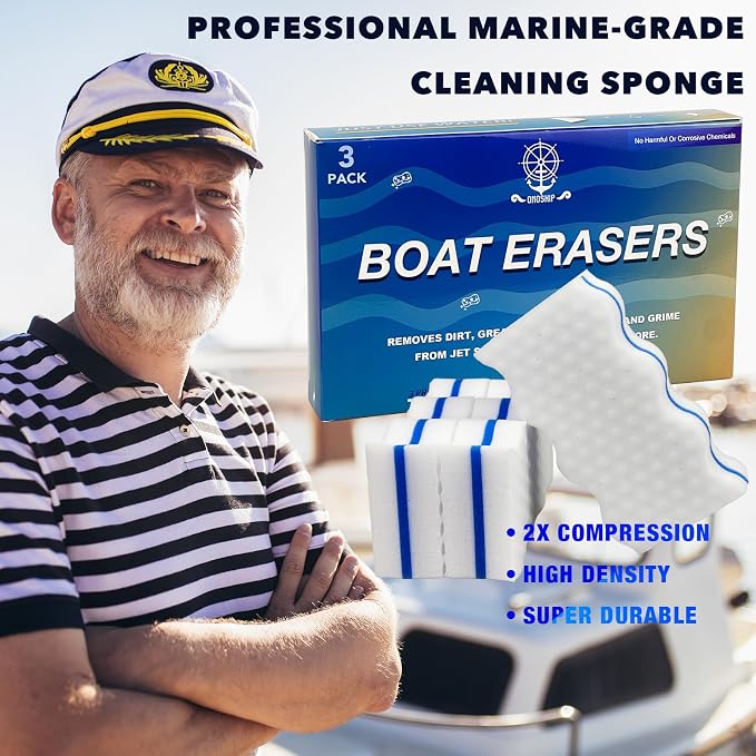 Boat Scuff Erasers Boat Cleaner Boat Sponge - Image 6