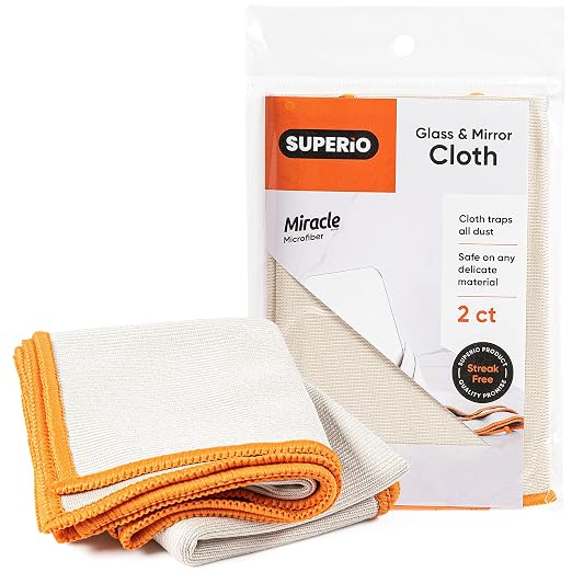 Superio Microfiber Glass, Window Cleaning Cloth by Superio