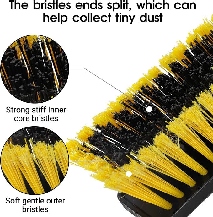 24" Push Broom, Masthome Industrial Broom - Image 3