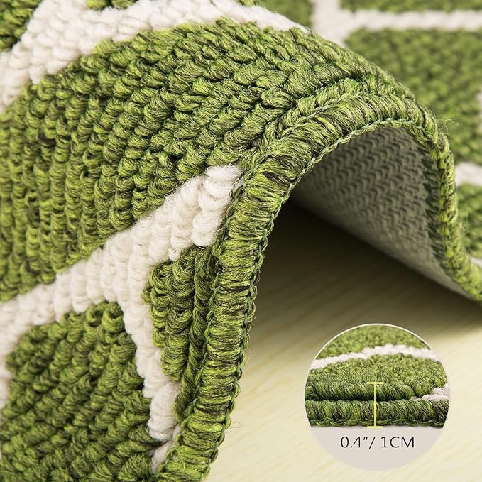 hicorfe Indoor Doormat, Front Back Door Mat Rubber Backing Non Slip Door Mats - Image 3