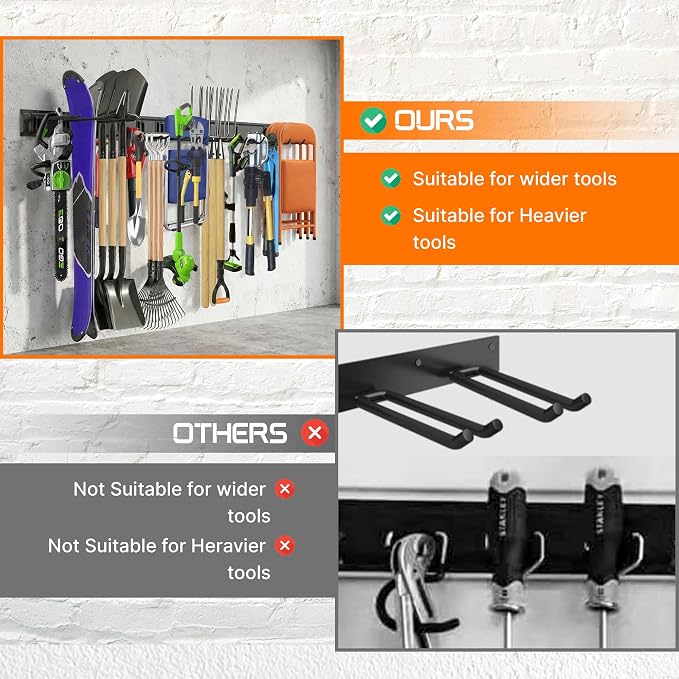"48 Garage Tool Organizer Wall Mount - Image 4