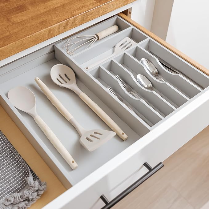KitchenEdge Premium Silverware, Flatware and Utensil Organizer - Image 7