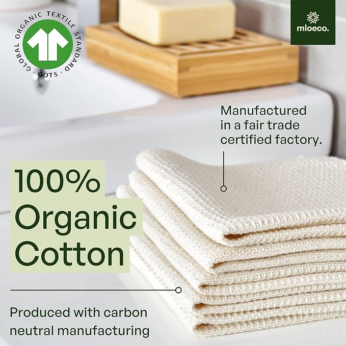 20 Pack Reusable Kitchen Paper Towels Washable - Image 2