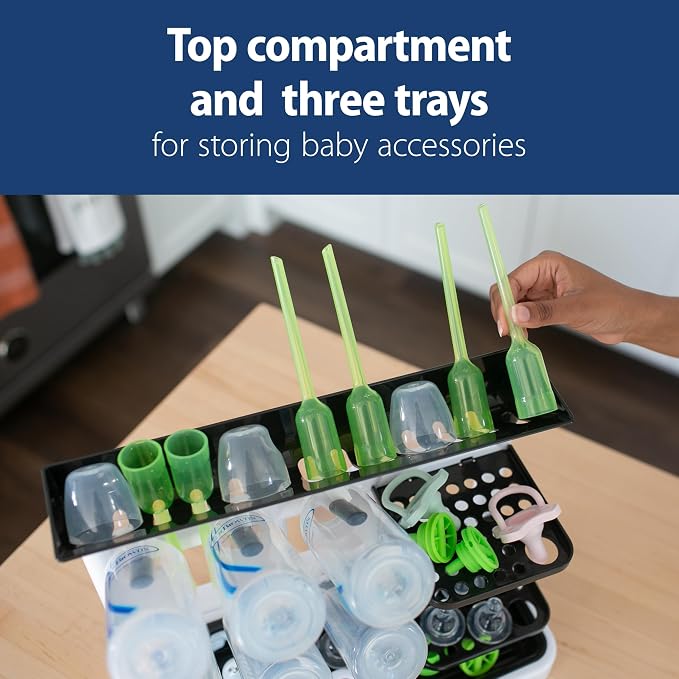 Dr. Brown's Drying Tower, Stand-Up Drying Rack, Countertop Baby Bottle Drying - Image 6
