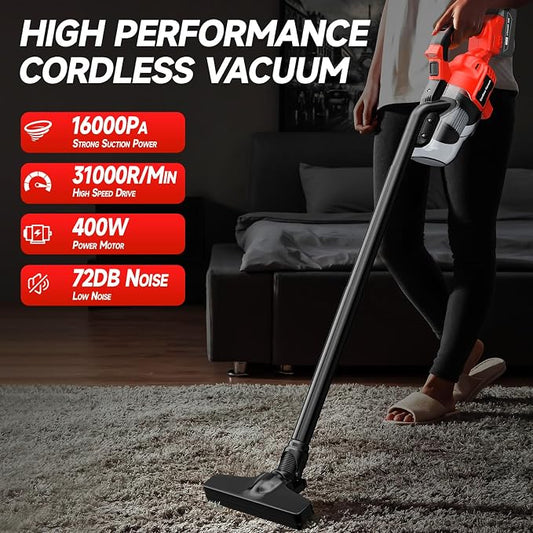 Cordless Vacuum for Milwaukee M18 Battery, Handheld Vacuum Cleaner for Home Pet - Image 2