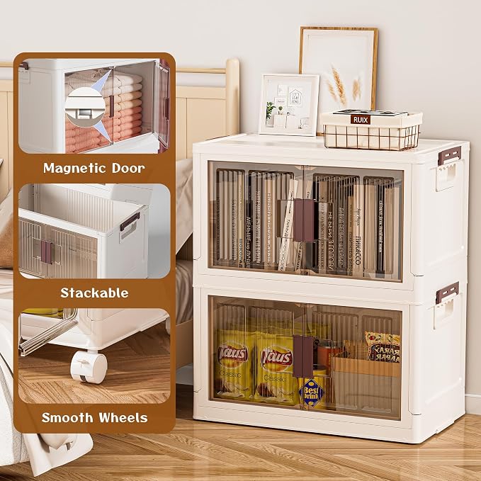 45GAL/180QT 3 Tier Large Stackable Storage Bins - Image 5