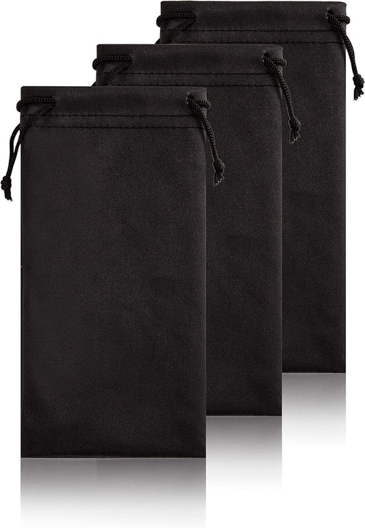 TRIUMPH VISION Soft Eyeglass Pouch 3 Pack by TRIUMPHVISION