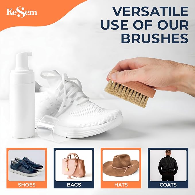 3 Small Shoe Cleaning Brush Set, Boots Sneaker Shoes Cleaner - Image 5