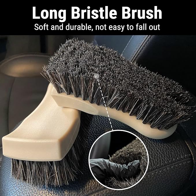 YeewayVeh Long Bristle Horse Hair Brush - Image 3