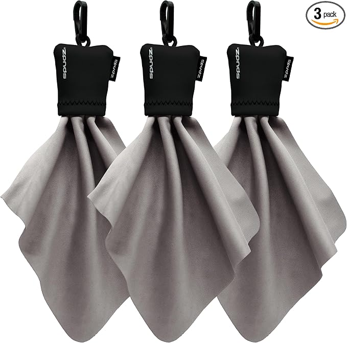 SPUDZ Classic Microfiber Lens Cleaner – Clip-On Pouch, Washable – by ALPINEINNOVATIONS